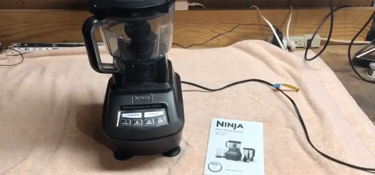 Why is my Ninja Blender Power Button Blinking