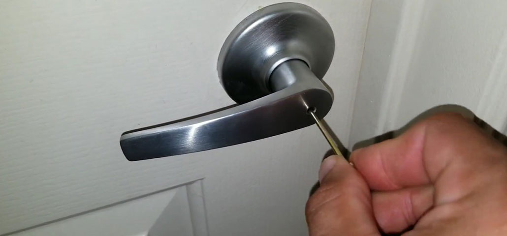 How to Unlock a Bedroom Door with a Pinhole
