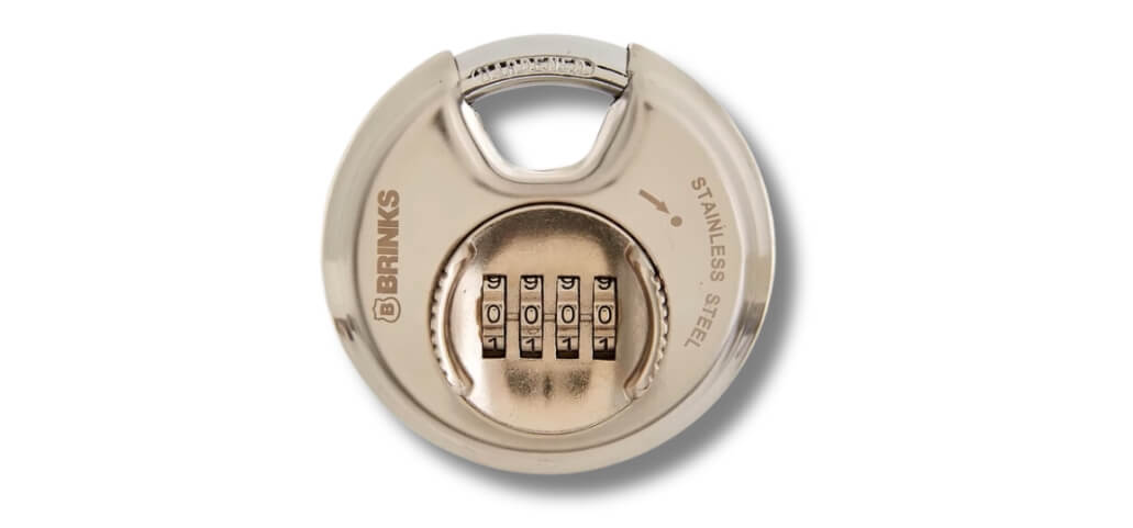 H&S High Security Padlock with Key - 60Mm Pad Lock & 5 Keys - Heavy Duty  Storage