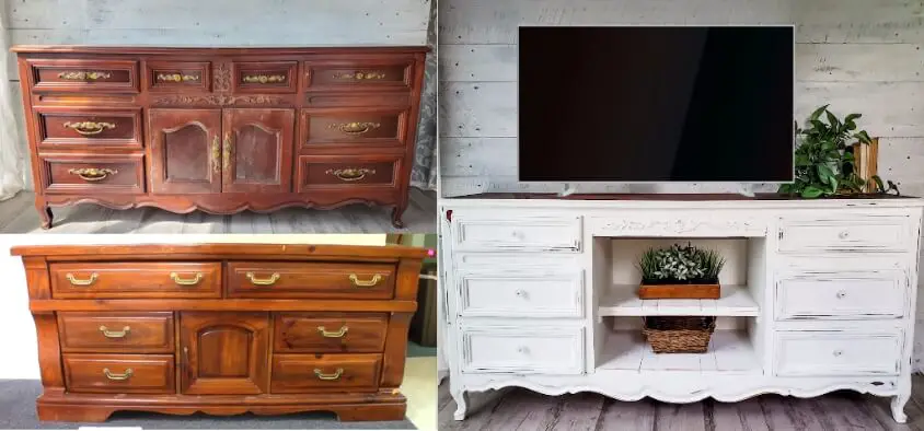 How to Turn Dresser into TV Stand